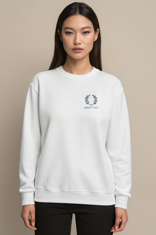 Maglietta a maniche lunghe minimal Humanity First - Unisex in cotone